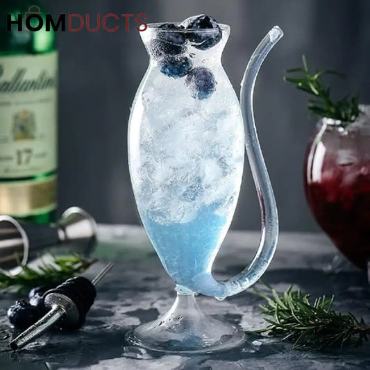 Melbify Vampire Cocktail Glass - 340 ML - Unique Sipper for Stylish Cocktails