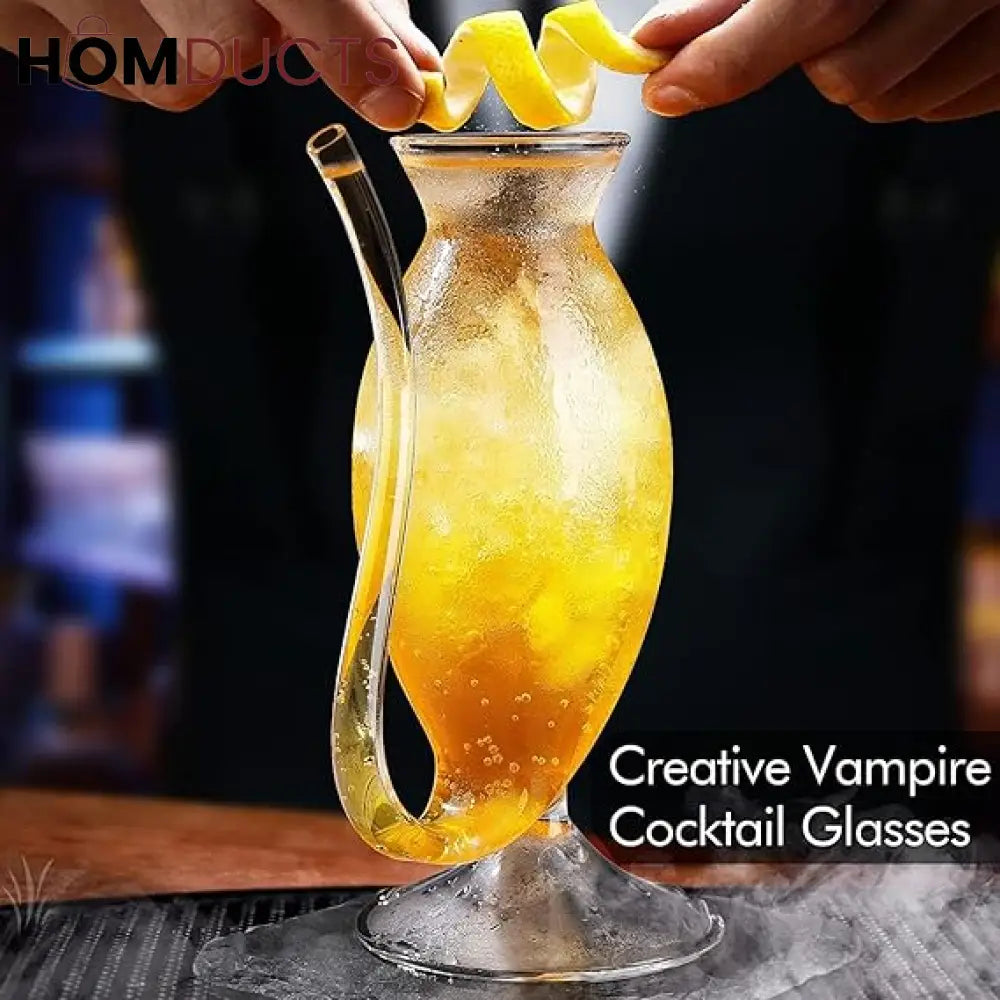 Melbify Vampire Cocktail Glass - 340 ML - Unique Sipper for Stylish Cocktails