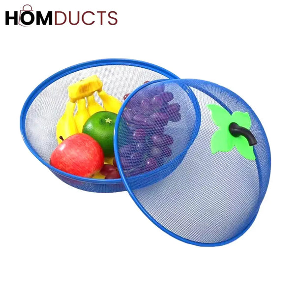 Mesh Fruit Basket with Net Cover - Keep Fruit Fresh & Pest-Free