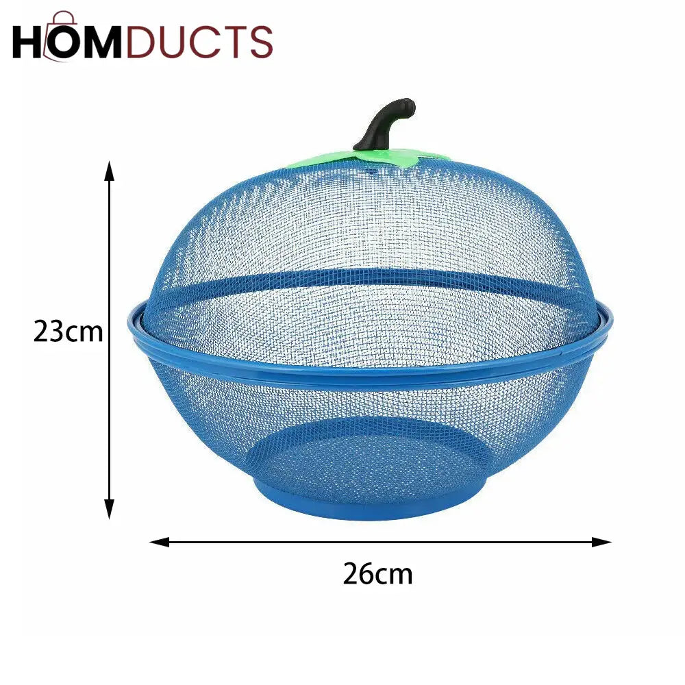 Mesh Fruit Basket with Net Cover - Keep Fruit Fresh & Pest-Free
