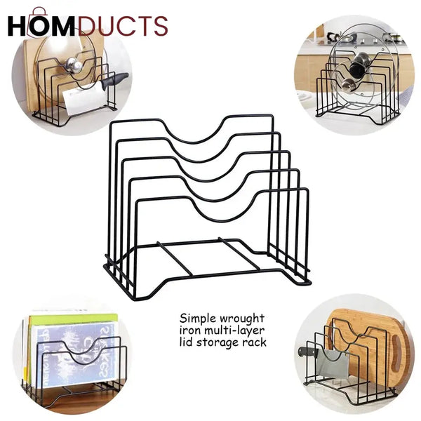 Metal Pot Lid Holder