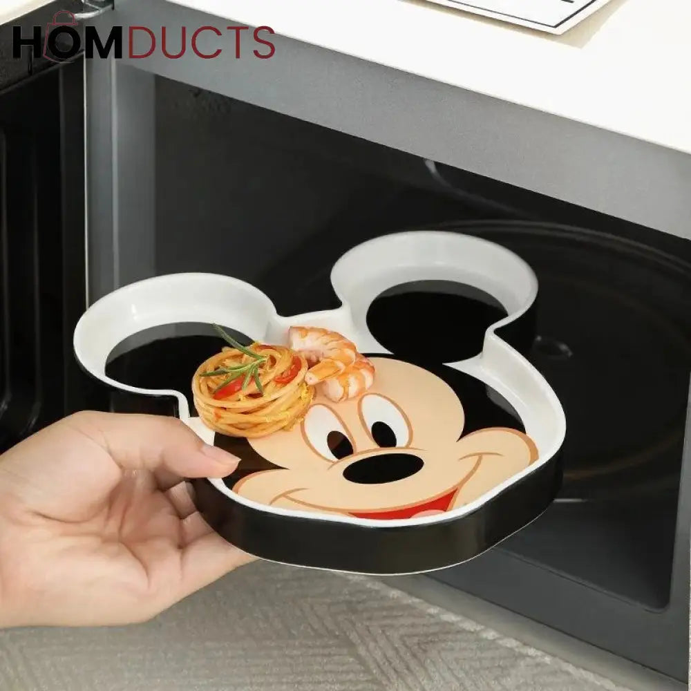 Mickey & Minnie Mouse Ceramic Tray - Cute & Heat-Resistant | Disney Kitchen Decor MICKEY MOUSE