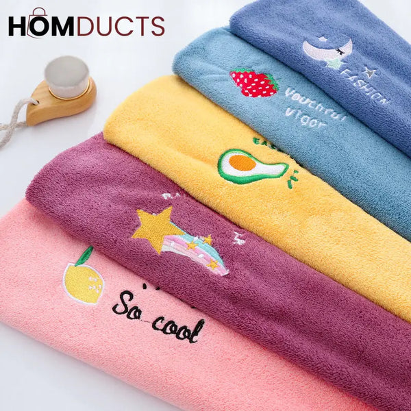 Microfiber Hair Drying Towel Wrap – Quick-Dry Soft & Lightweight Turban for Women