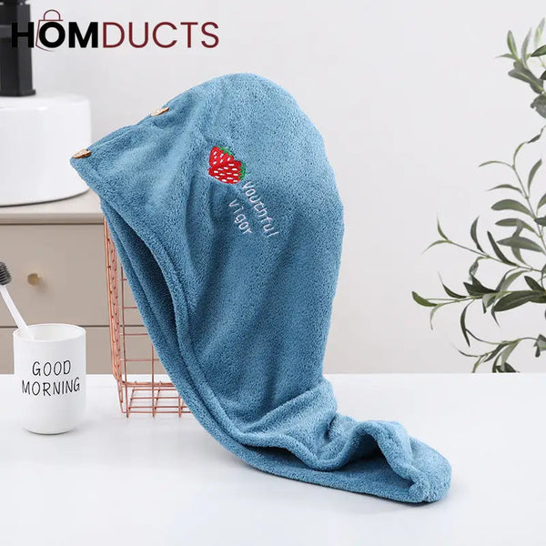 Microfiber Hair Drying Towel Wrap – Quick-Dry Soft & Lightweight Turban for Women