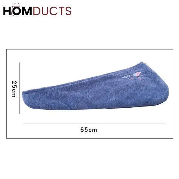 Microfiber Hair Drying Towel Wrap – Quick-Dry Soft & Lightweight Turban for Women