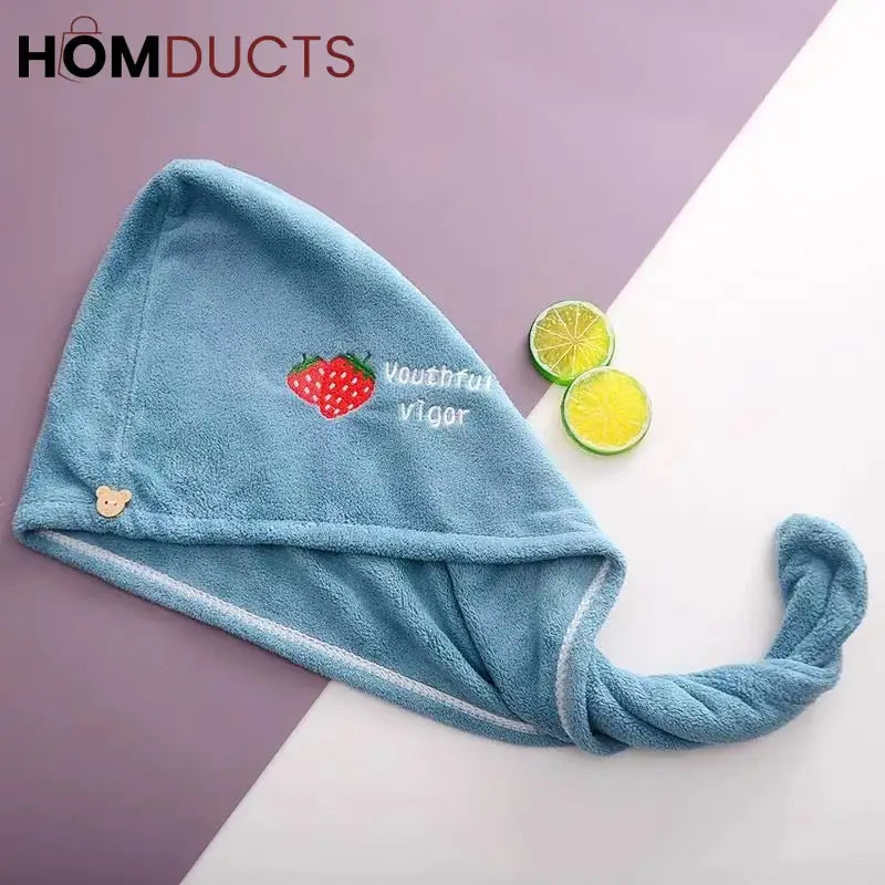 Microfiber Hair Drying Towel Wrap – Quick-Dry Soft & Lightweight Turban for Women