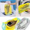 Microfiber Shoe Wash Bag for Washing Machine – Protective Sneaker Laundry Bag with Zipper and Cushion Padding