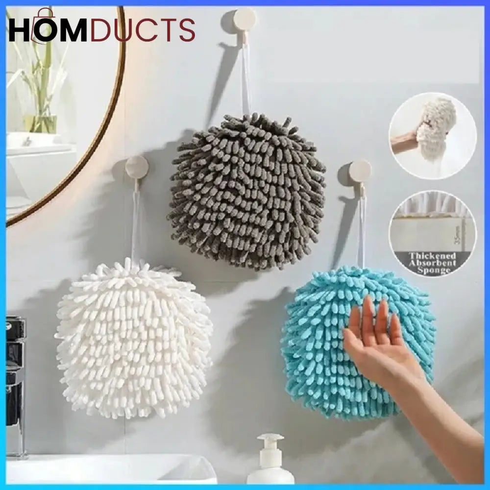 Microfibre Round Hand Towel