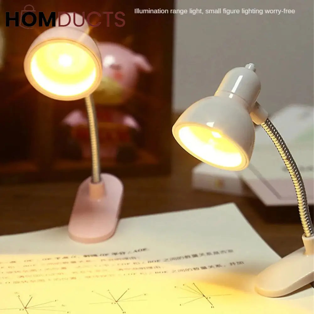 Mini Desktop Clip Lamp