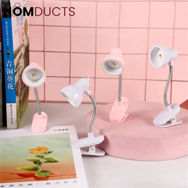 Mini Desktop Clip Lamp