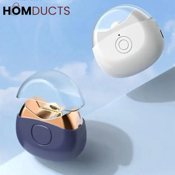 Mini Electric Nail Trimmer & Polisher with Light - Low Noise Portable Nail Clippers for Babies Adults and Professional