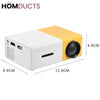 Mini HD Home Theater Projector – Portable LED Cinema with Remote Control