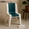 MiniTeal Kids Chair – Compact Dual-Tone Plastic Chair for Toddlers & Young Kids
