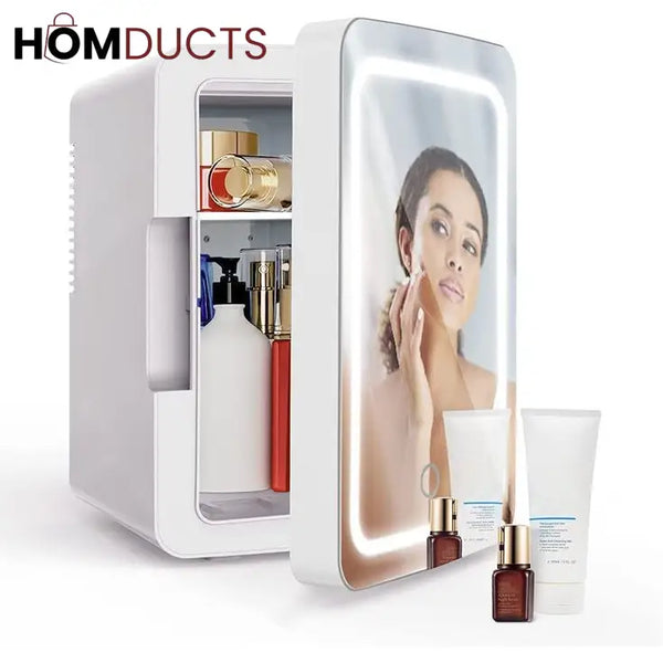 Mini Makeup Fridge: AC/DC Cooler & Warmer for Beauty & Skincare | Home & Car Use