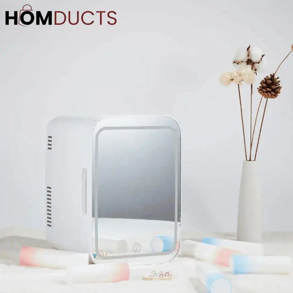 Mini Makeup Fridge: AC/DC Cooler & Warmer for Beauty & Skincare | Home & Car Use