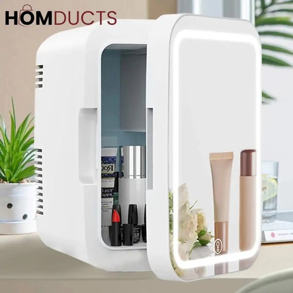 Mini Makeup Fridge: AC/DC Cooler & Warmer for Beauty & Skincare | Home & Car Use