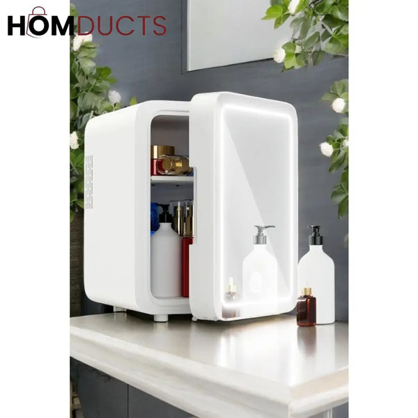 Mini Makeup Fridge: AC/DC Cooler & Warmer for Beauty & Skincare | Home & Car Use