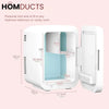 Mini Makeup Fridge: AC/DC Cooler & Warmer for Beauty & Skincare | Home & Car Use