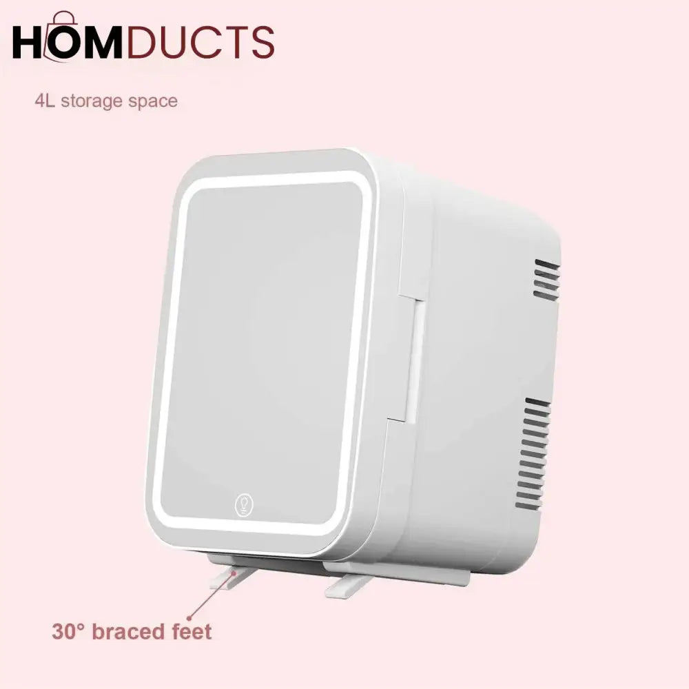 Mini Makeup Fridge: AC/DC Cooler & Warmer for Beauty & Skincare | Home & Car Use