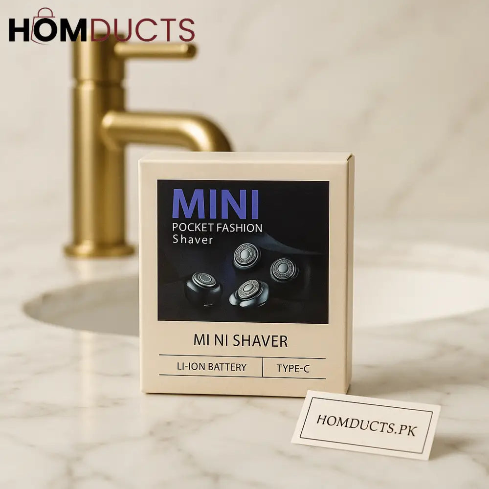 Mini Pocket Electric Shaver | Portable USB Type C Rechargeable Razor