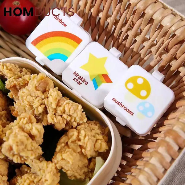 Mini Portable Ketchup And Seasoning Container (4Pcs)