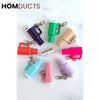 Mini Tumbler Lip Balm Holder Keychain – Cute Refillable Lip Gloss Container with Straw Lid Design