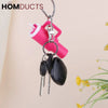 Mini Tumbler Lip Balm Holder Keychain – Cute Refillable Lip Gloss Container with Straw Lid Design