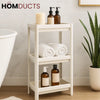 Minimalist 3-Tier Bathroom Storage Rack – Organizer Shelf for Towels & Toiletries