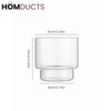 Minimalist Brew & Dessert Glass - 400ml | Perfect for Coffee Tea & Sweets
