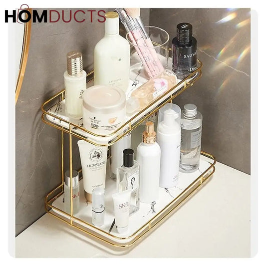 Modern 2 Tier Cosmetic Organizer