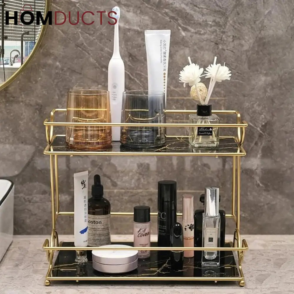 Modern 2 Tier Cosmetic Organizer