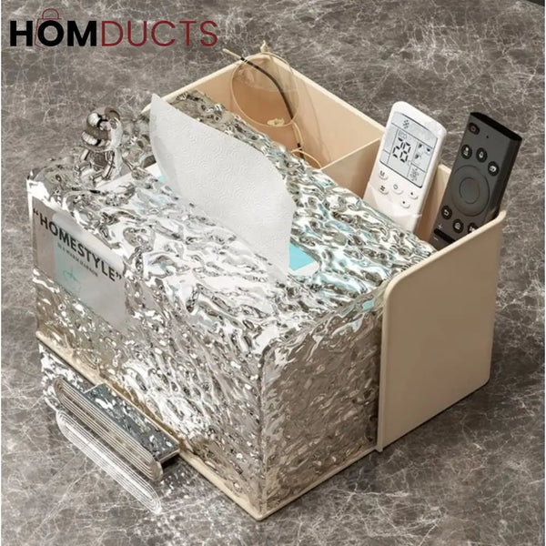 Modern Glacier Style Tissue Box