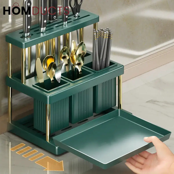 Modern Kitchen Cutlery Organizer