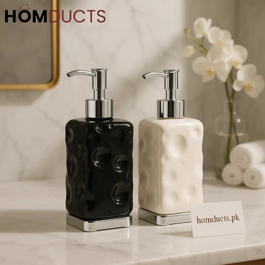 Modern Luxe Textured Soap Dispenser