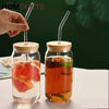 Modern Mason Jar With Clear Straw