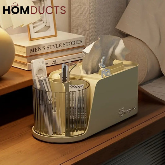 Modern Tissue Box With Rotating Holder