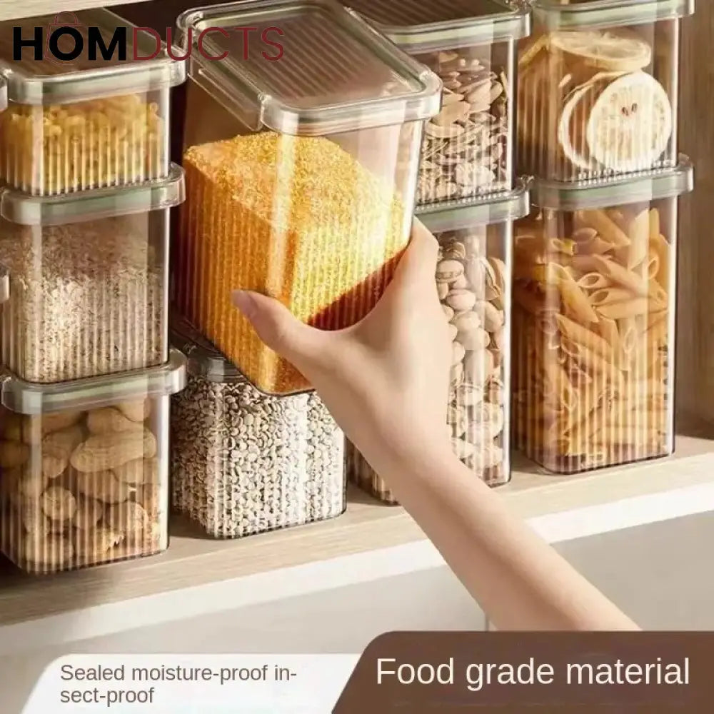 Moisture Proof Airtight Food Container Set (4pcs) – Homducts