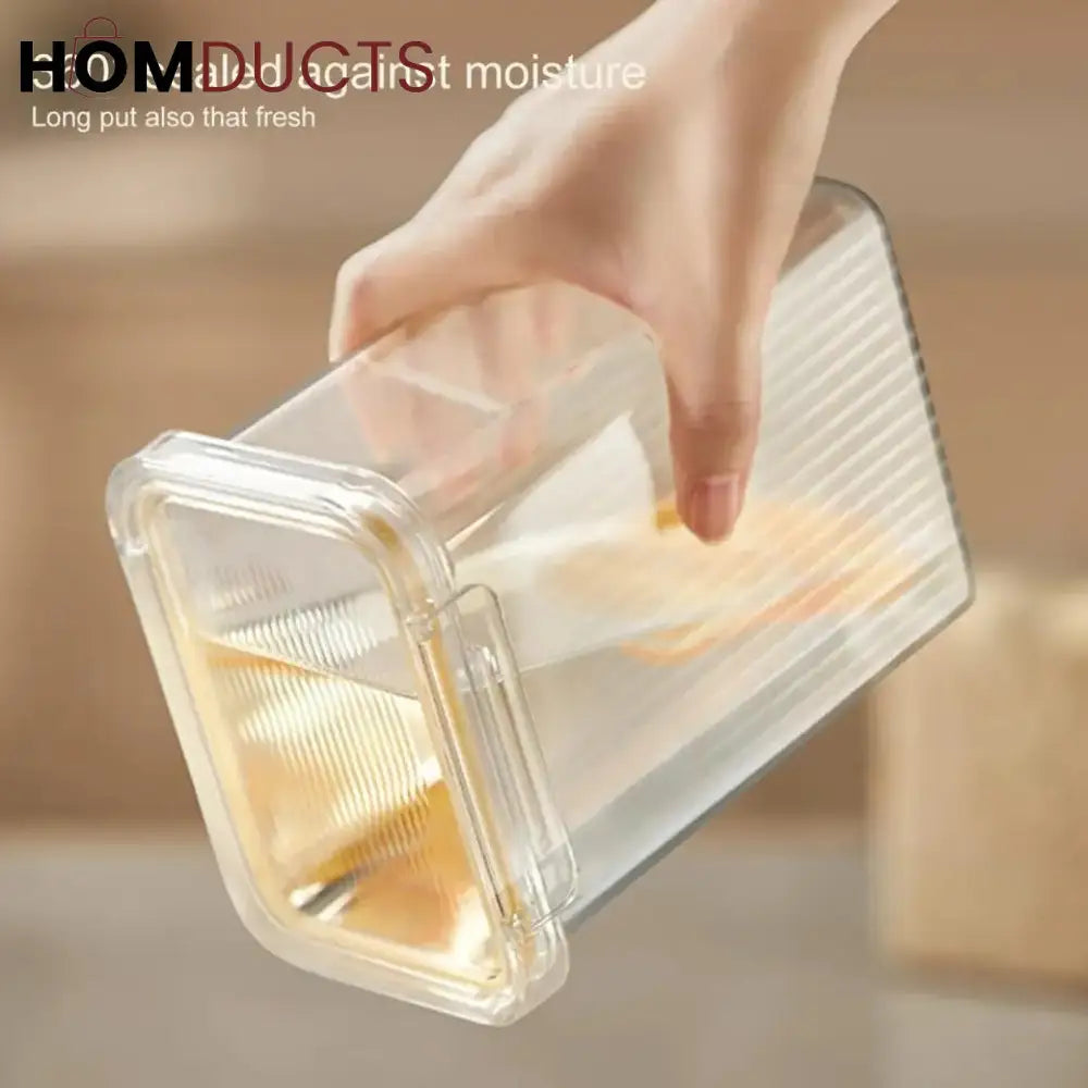 Moisture Proof Airtight Food Container Set (4Pcs)