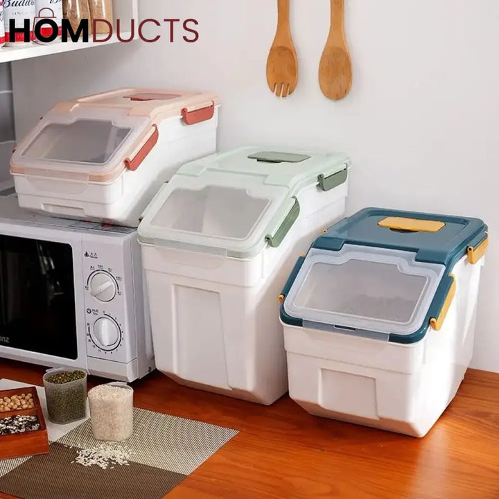 Moisture - Proof Rice And Flour Storage Box
