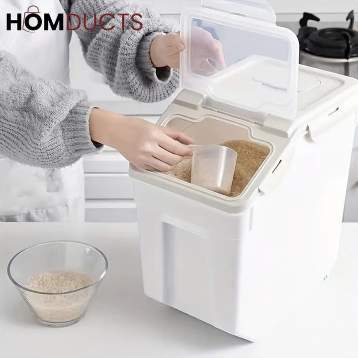 Moisture - Proof Rice And Flour Storage Box
