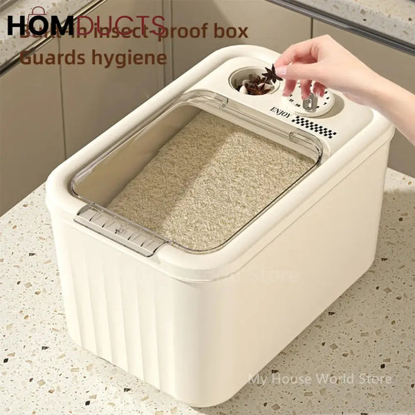 Vertex Rice Box Moisture Sealed Heavy Quality Rice Box – Homducts