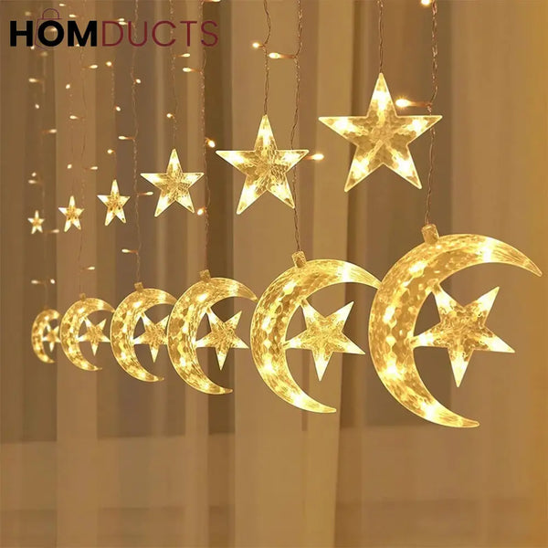 Moon Star Decoration Fairy Light