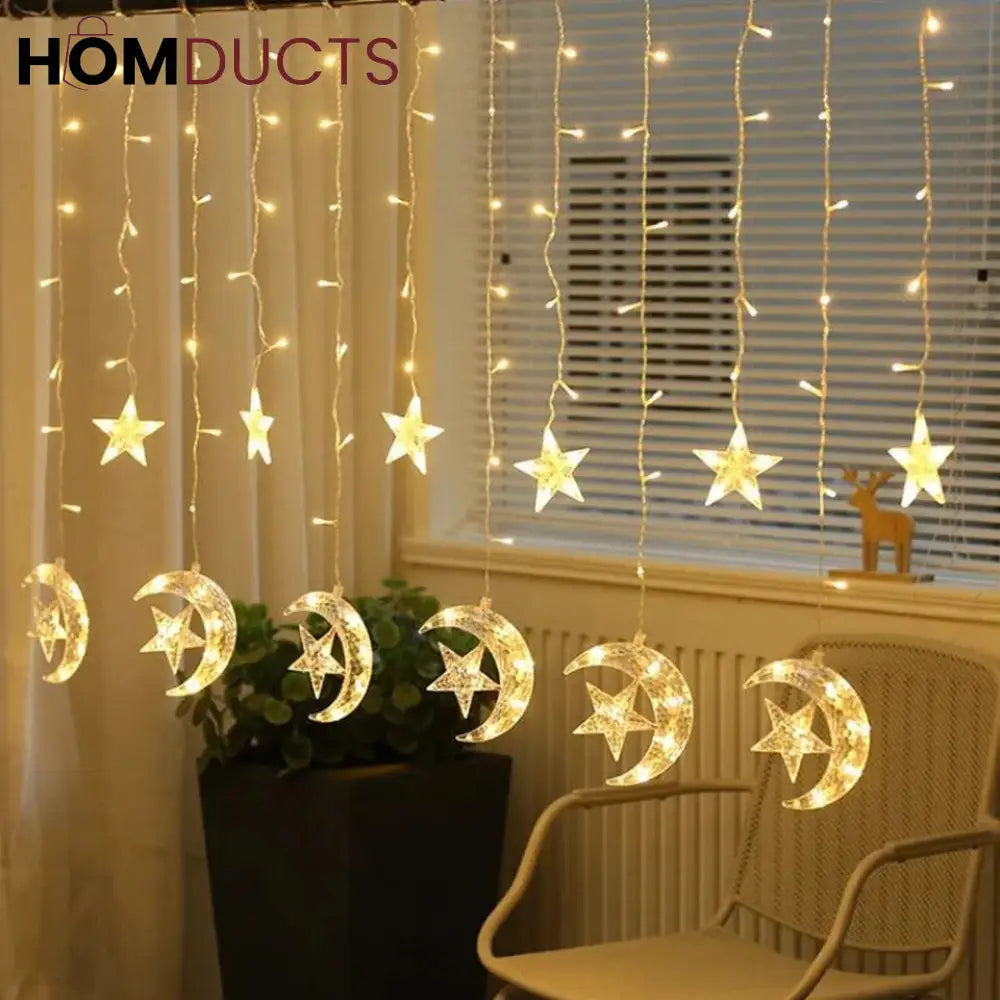 Moon Star Decoration Fairy Light