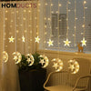 Moon Star Decoration Fairy Light