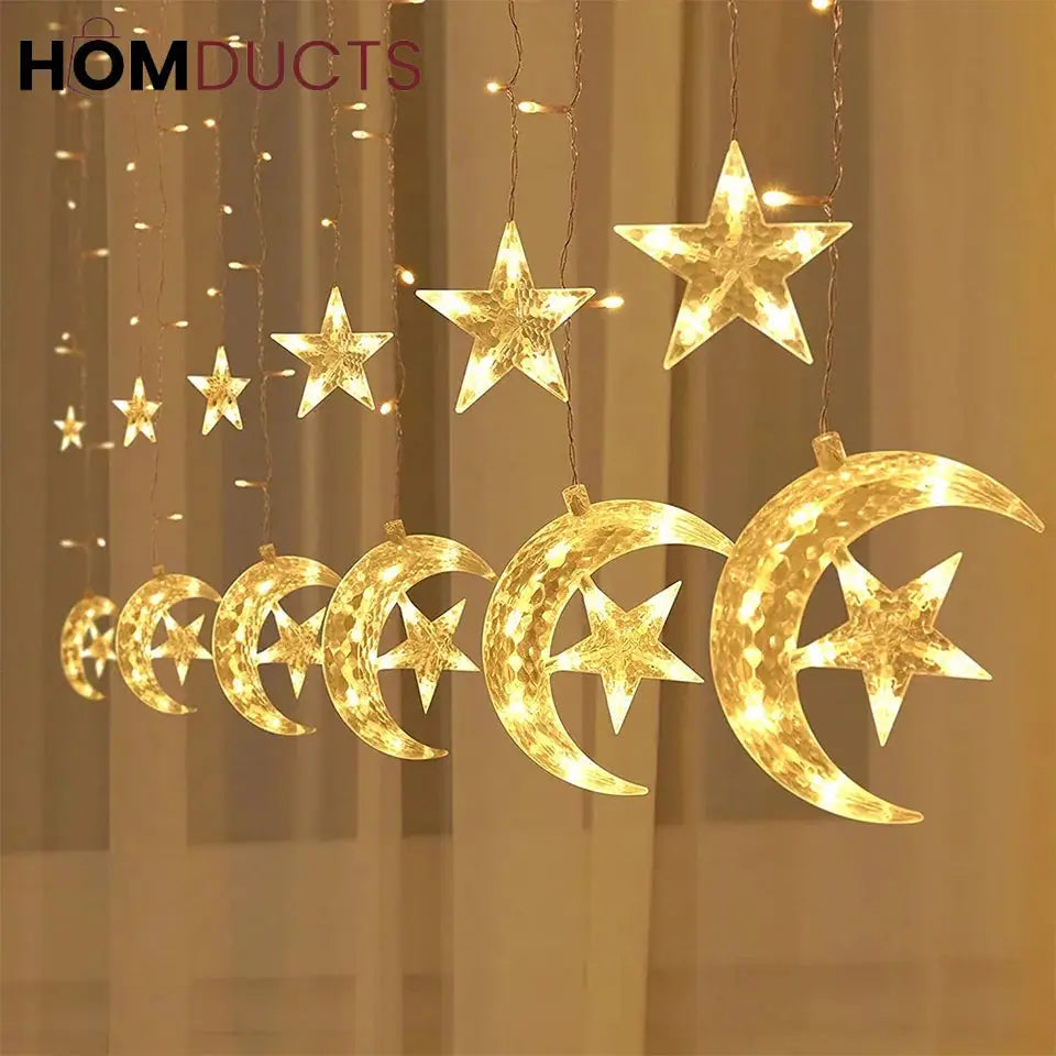 Moon Star Decoration Fairy Light