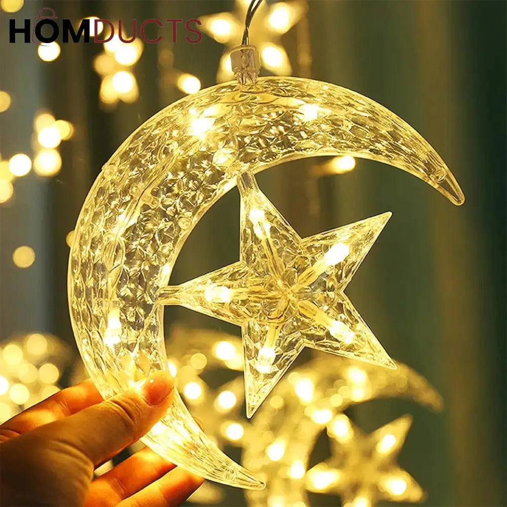 Moon Star Decoration Fairy Light