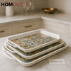 Moroccan Mosaic Luxe 4 Piece Serving Tray Set