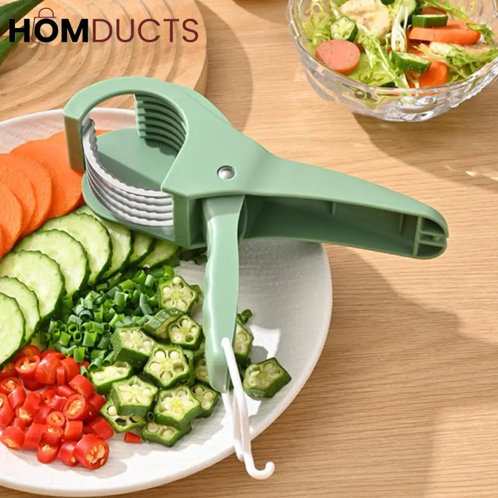 Multi-Blade Handheld Vegetable Cutter – Quick Carrot Slicer & Julienne Tool