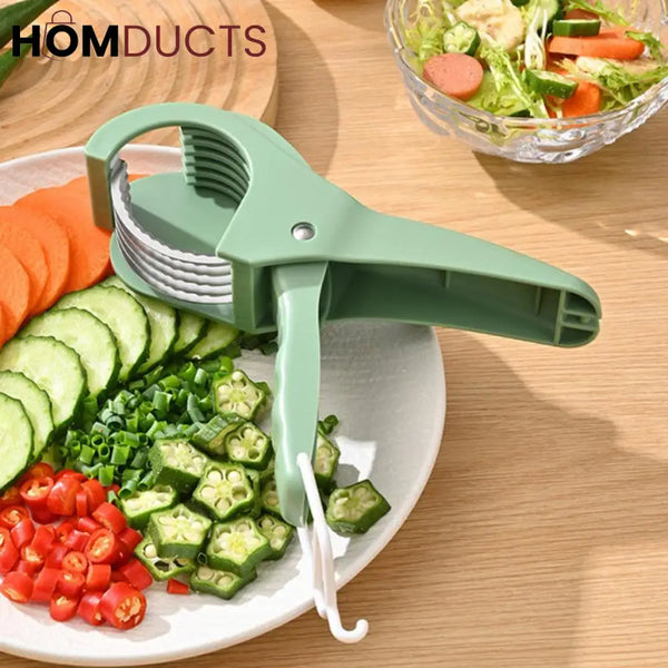Multi-Blade Handheld Vegetable Cutter – Quick Carrot Slicer & Julienne Tool