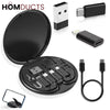 Multi-Function 6-in-1 Charging Cable Kit with USB Type-C Micro USB SIM Ejector & Storage Case – Portable Travel Adapter